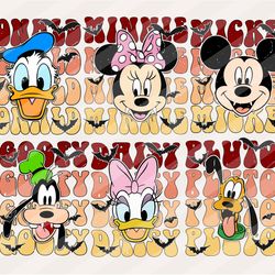 bundle halloween mouse and friends svg, halloween