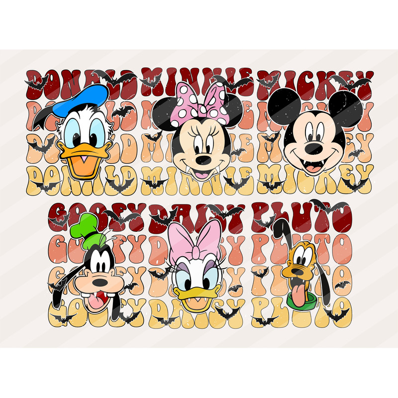 Bundle Halloween Mouse And Friends SVG, Halloween Svg, Spooky Svg, Trick Or Treat Svg, Halloween Boo Svg, Spooky Svg Cut File - 1.jpg