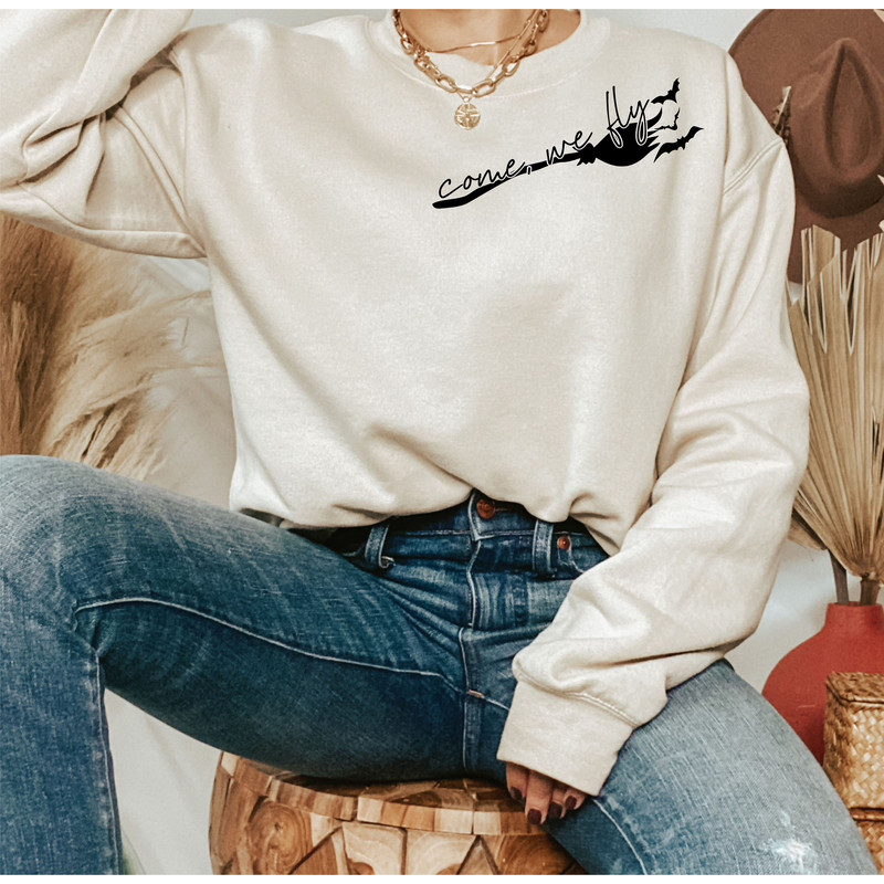 Come we fly svg, witch vibes svg, halloween svg, hocus pocus svg, fall quotes svg, INSTANT DOWNLOAD for cricut design space silhouette Cameo - 2.jpg