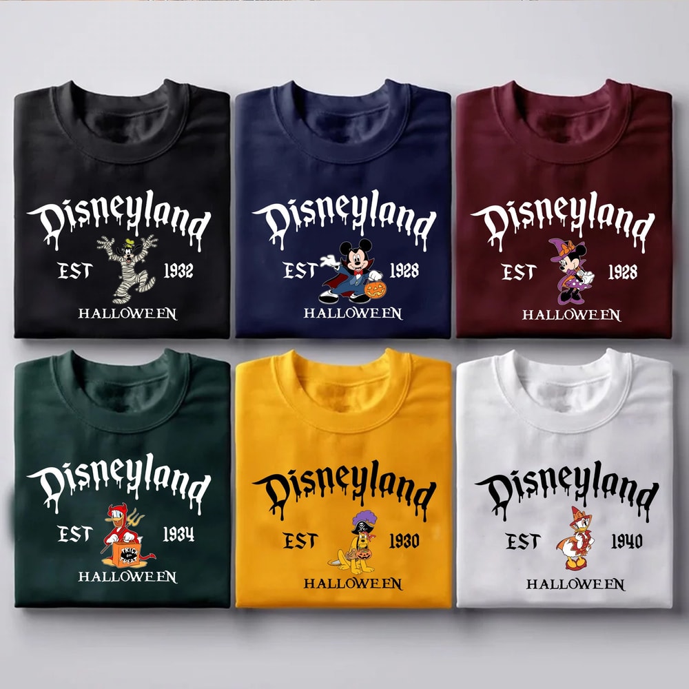 Disneyland Halloween Sweatshirt, Disney Character Halloween Sweatshirt, Disney Halloween Group Shirt, Halloween Party Shirt, Trick Or Treat - 1.jpg