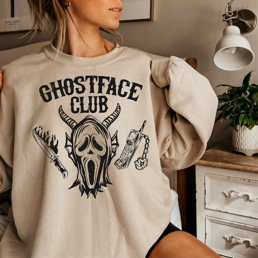 Ghostface Club SVG, Horror svg, Halloween svg, Horror Film Club svg , Horror Characters SVG, Horror Sublimation Design, svg files for cricut - 2.jpg