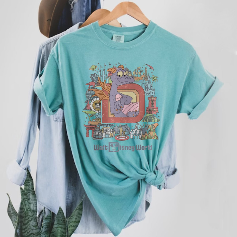 Disneyworld Figment Comfort ColorsĀ® Shirt, Disney Epcot Figment Shirt, Disney Trip Family Shirt, Disney Aesthetic Shirt, Disneyland Shirt - 4.jpg