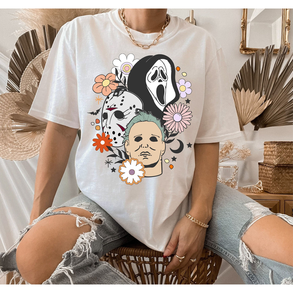 Horror movie Halloween PNG, Scream Jason Spooky Shirt Design PNG, Halloween png, Groovy sublimation, Retro Halloween png, Sublimation design - 2.jpg
