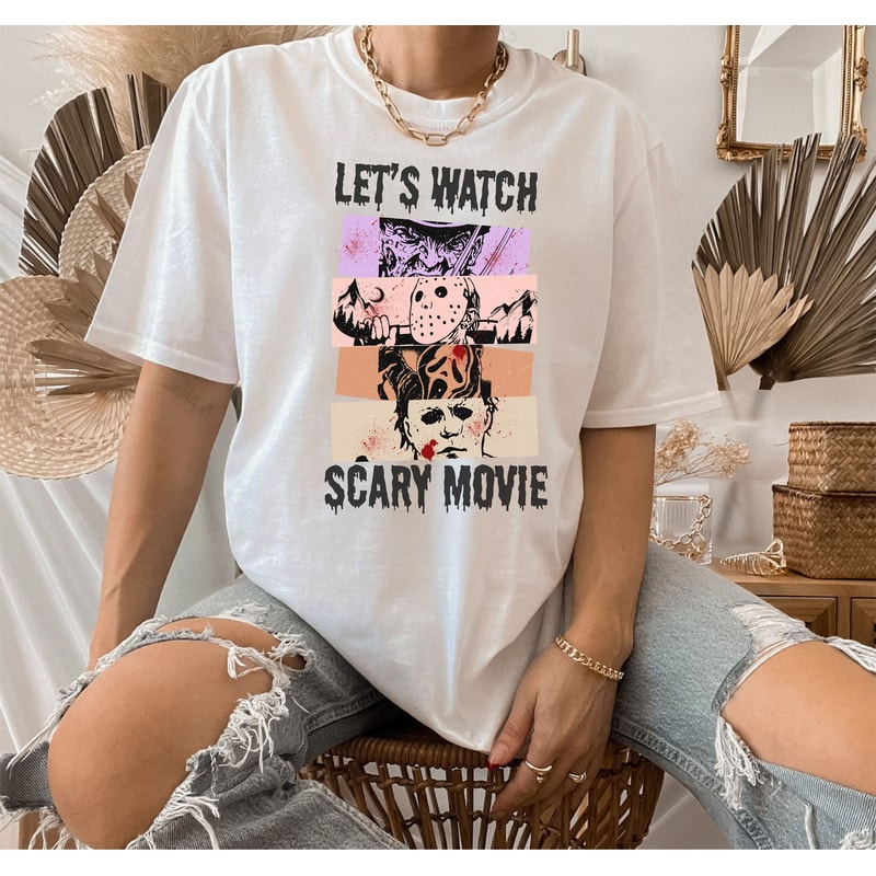 Horror movie Halloween PNG, Scream Jason Spooky Shirt Design PNG, Halloween png, Groovy sublimation, Retro Halloween png, Sublimation design - 2.jpg