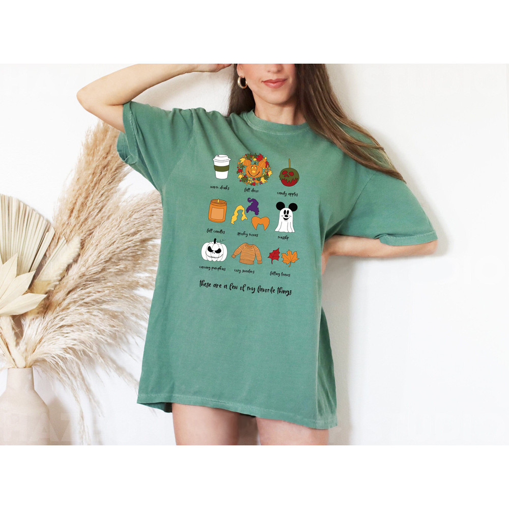 Favorite Things Spooky Season Comfort Colors® Shirt, Mickey Boo Halloween Shirt, Pumpkin Mickey, Hocus Focus Shirt, Disney Halloween Shirt - 7.jpg