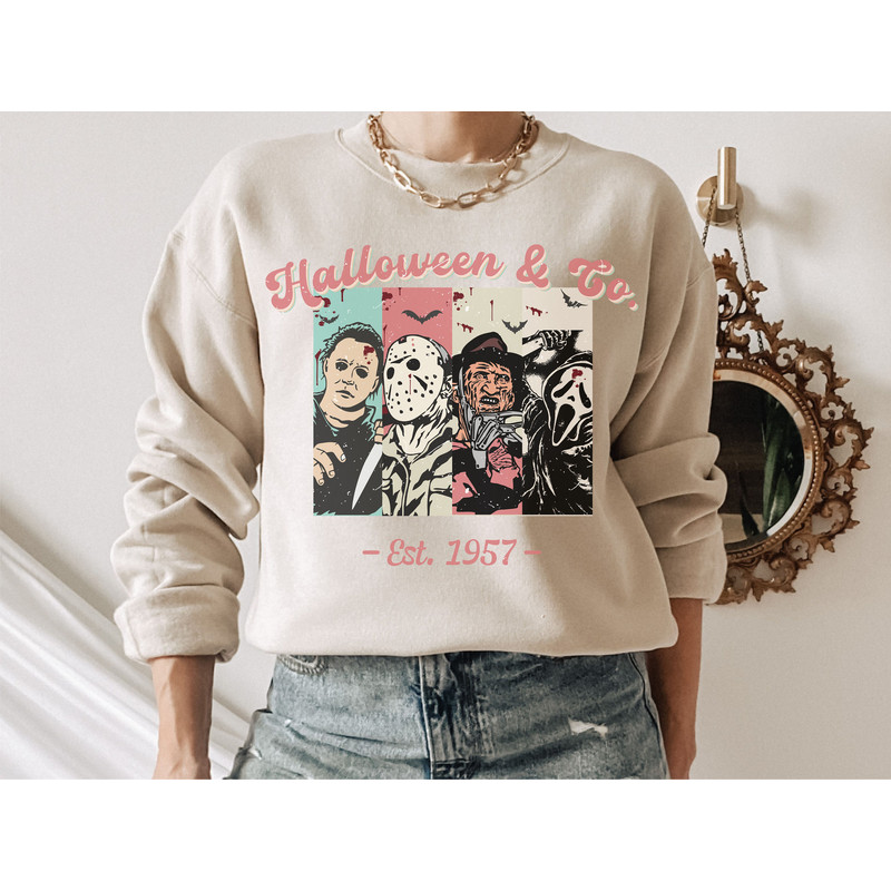 Horror movie Halloween Scream Jason Spooky Shirt Design PNG, Halloween png, Groovy sublimation, Retro Halloween png, Sublimation design - 2.jpg