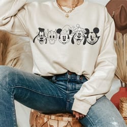 mickey and friends halloween svg, halloween face m