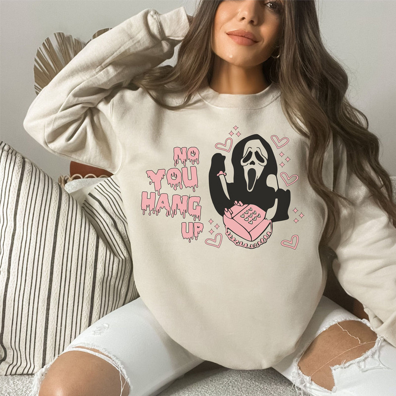 No You Hang Up Ghost Face PNG and SVG, Ghost Face Calling PNG, Horror Clipart, Scream Png, Instant Download Cricut Cut Files - 4.jpg