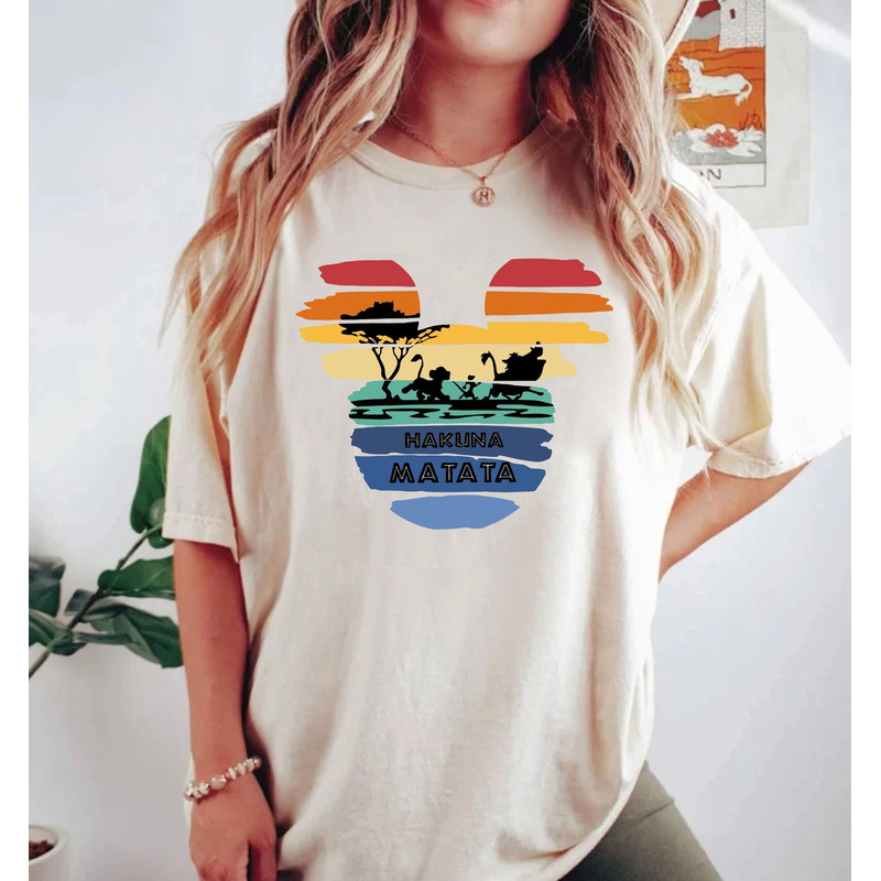 Hakuna Matata Mickey Comfort ColorsĀ® Shirt, Disney Animal Kingdom Shirt, Disney Safari Shirt, Disney Wild Shirt, Disney Family Trip Shirt - 1.jpg