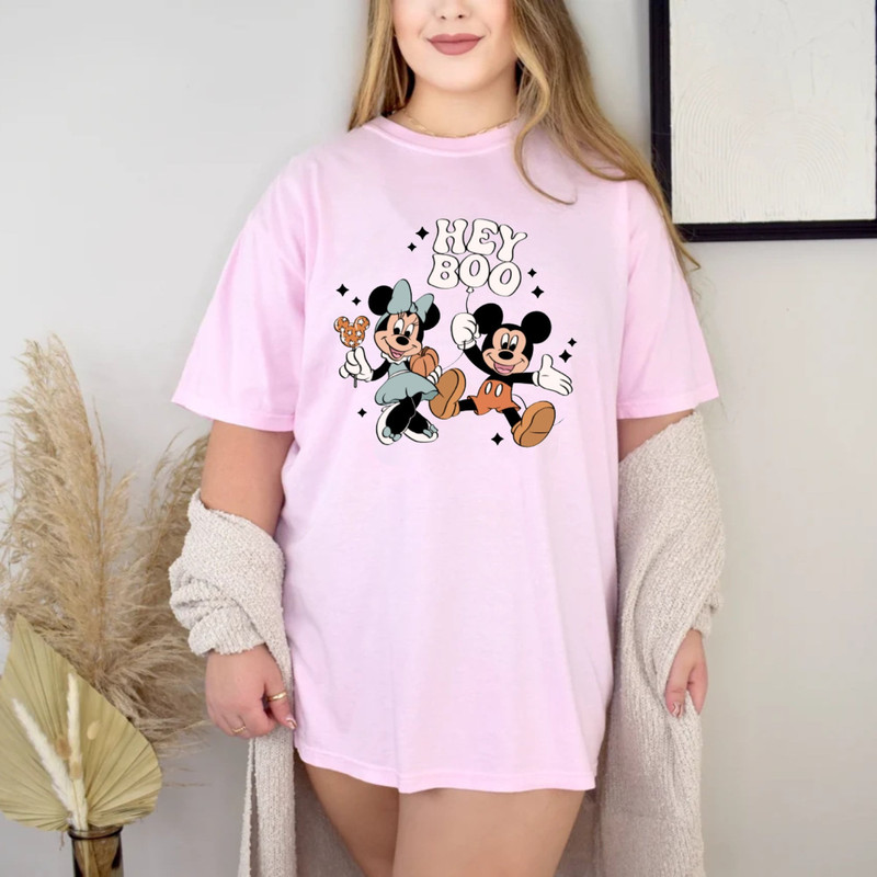 Hey Boo Mickey Minnie Comfort Colors® Shirt, Mickey Halloween Shirt, Pumpkin Mickey, Disney Spooky Season Shirt, Disney Halloween Shirt - 6.jpg