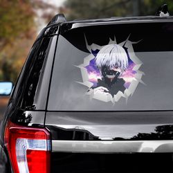 tokyo ghoul sticker, anime decal, anime sticker, tokyo ghoul, ken kaneki sticker, anime car decal