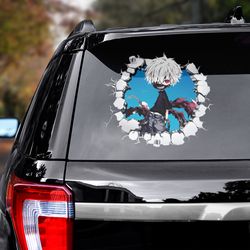 tokyo ghoul sticker, anime decal, tokyo ghoul, ken kaneki sticker, anime car decal, anime sticker