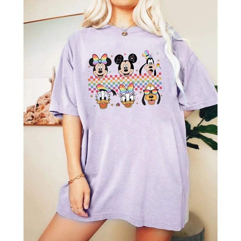 Mickey and Friends LGBT Comfort Colors® Shirt, Disney Pride Shirt, Polaroid Rainbow Gay Day Shirt, Pride Month Shirt, LGBTQ Tees, Gay Pride - 3.jpg