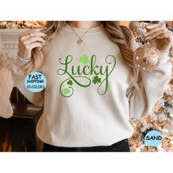 st. patrick's day shirt, shamrock shirt, st. patrick's lucky shirt, cute irish st patty's day shirt, st. patrick's day c