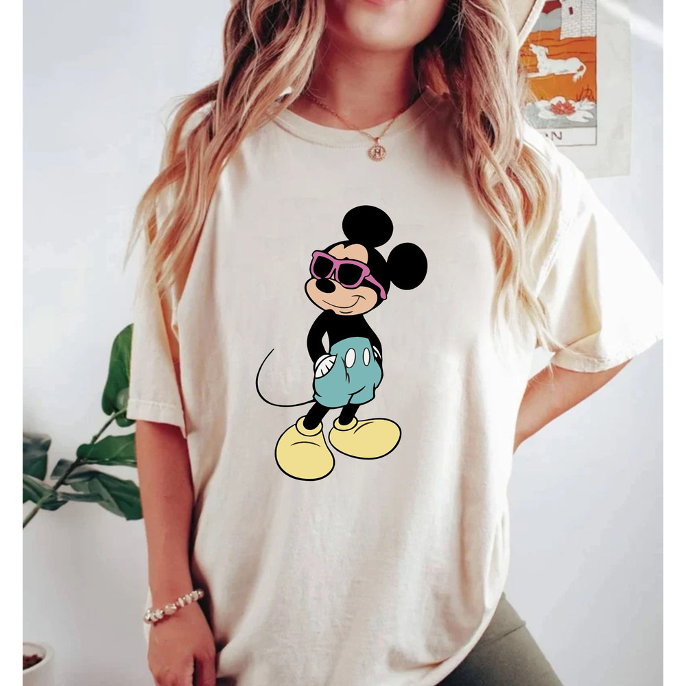 Mickey Minnie Comfort ColorsĀ® Shirt, Cool Mickey Mouse Shirt, Mickey With Sunglasses Shirt, Disney Vacation Shirt, Disneyworld Shirt - 5.jpg