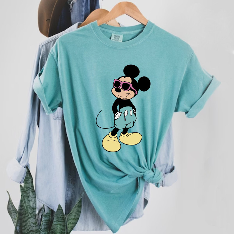 Mickey Minnie Comfort ColorsĀ® Shirt, Cool Mickey Mouse Shirt, Mickey With Sunglasses Shirt, Disney Vacation Shirt, Disneyworld Shirt - 6.jpg