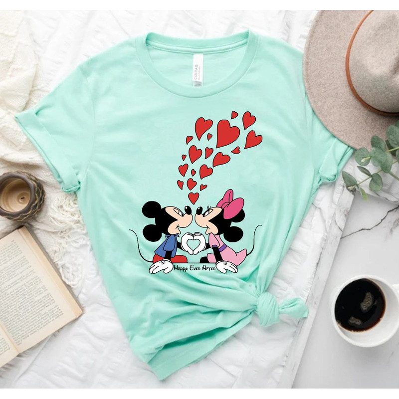Mickey Minnie Happy Ever After Comfort ColorsĀ® Shirt, Mickey Minnie Valentine's Day Shirt, Disney Valentine Couple Shirt, Disney Love Shirt - 6.jpg