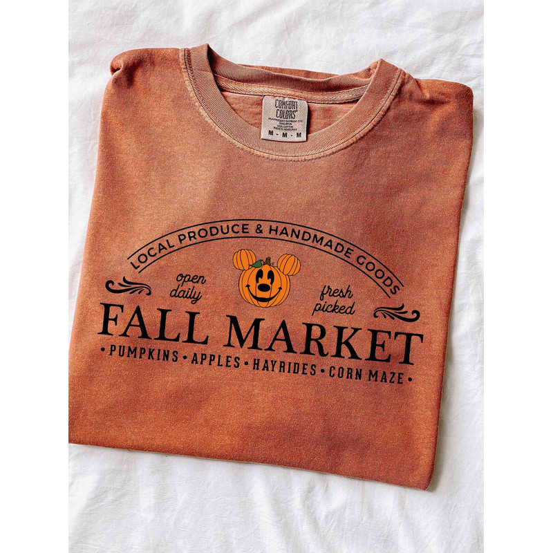 Mickey Pumpkin Fall Market Comfort ColorsĀ® Shirt, Mickey Boo Halloween Shirt, Pumpkin Mickey, Disney Spooky Shirt, Disney Halloween Shirt - 3.jpg