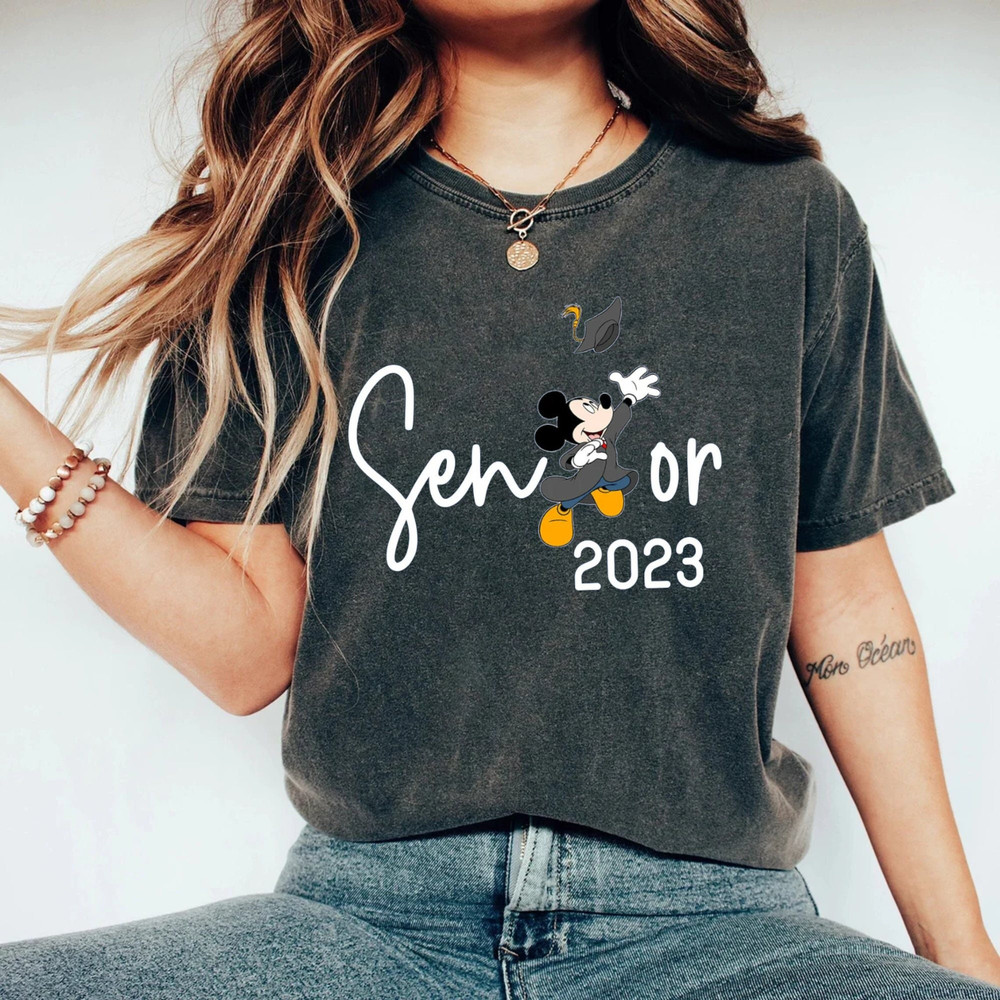 Mickey Senior 2023 Comfort Colors® Shirt, Disney 2023 Graduation Shirt, Disney Class of 2023 Mickey Shirt, Graduate Tee, Mickey Grad Shirt - 2.jpg