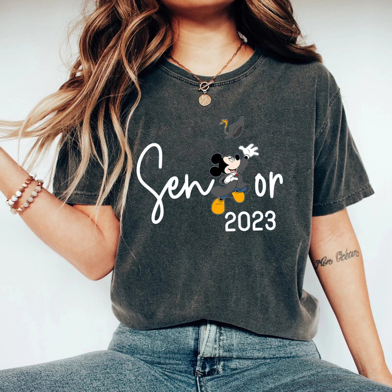 Mickey Senior 2023 Comfort Colors® Shirt, Disney 2023 Graduation Shirt, Disney Class of 2023 Mickey Shirt, Graduate Tee, Mickey Grad Shirt - 2.jpg