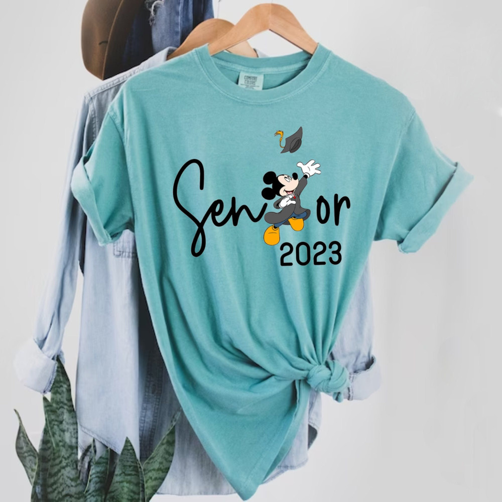 Mickey Senior 2023 Comfort Colors® Shirt, Disney 2023 Graduation Shirt, Disney Class of 2023 Mickey Shirt, Graduate Tee, Mickey Grad Shirt - 3.jpg