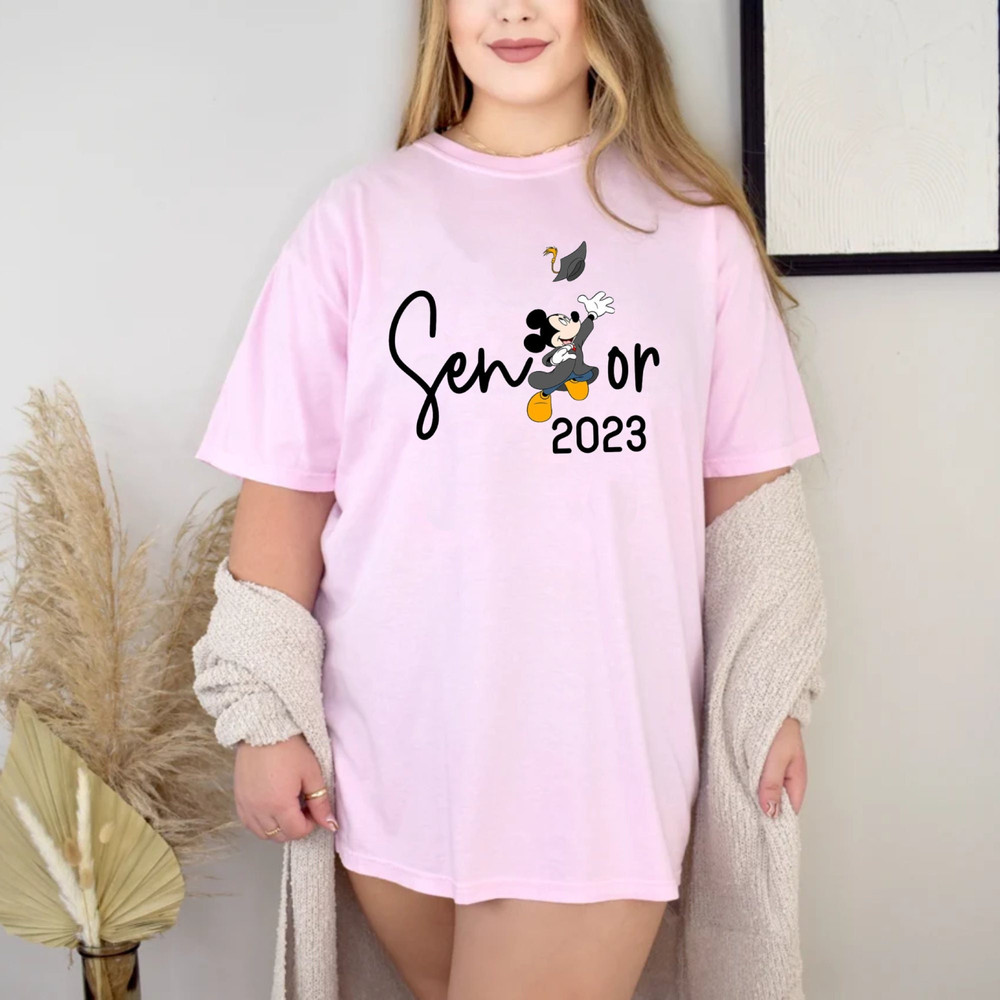 Mickey Senior 2023 Comfort Colors® Shirt, Disney 2023 Graduation Shirt, Disney Class of 2023 Mickey Shirt, Graduate Tee, Mickey Grad Shirt - 7.jpg