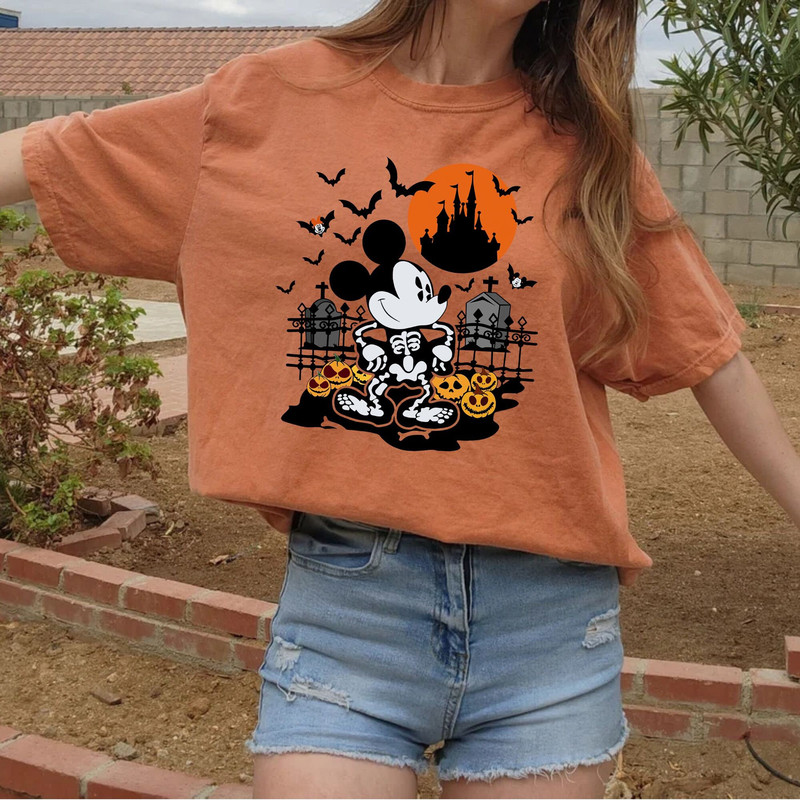 Mickey Skeleton Comfort ColorsĀ® Shirt, Disneyland Halloween Shirt, Disney Trick Or Treat Shirt, Disney Trip Shirt, Disney Skeleton Shirt - 2.jpg