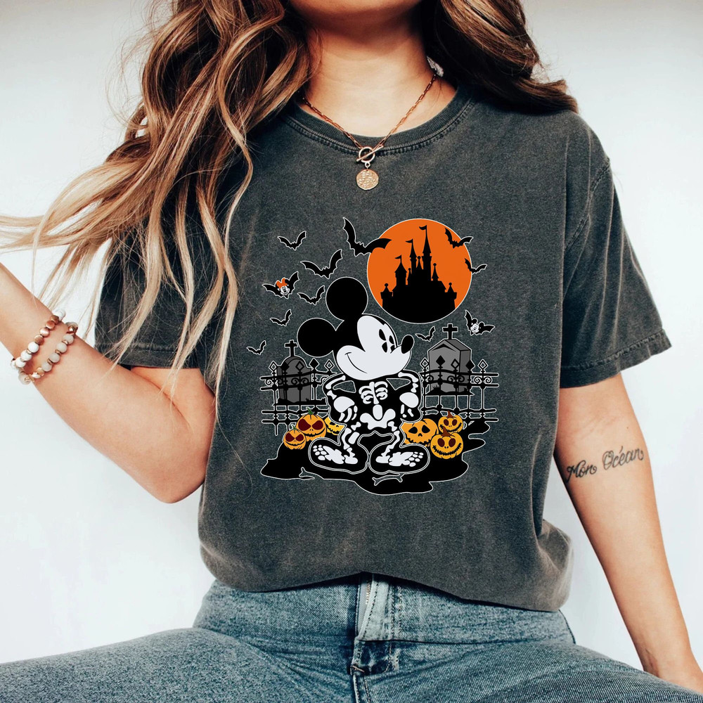 Mickey Skeleton Comfort ColorsĀ® Shirt, Disneyland Halloween Shirt, Disney Trick Or Treat Shirt, Disney Trip Shirt, Disney Skeleton Shirt - 3.jpg