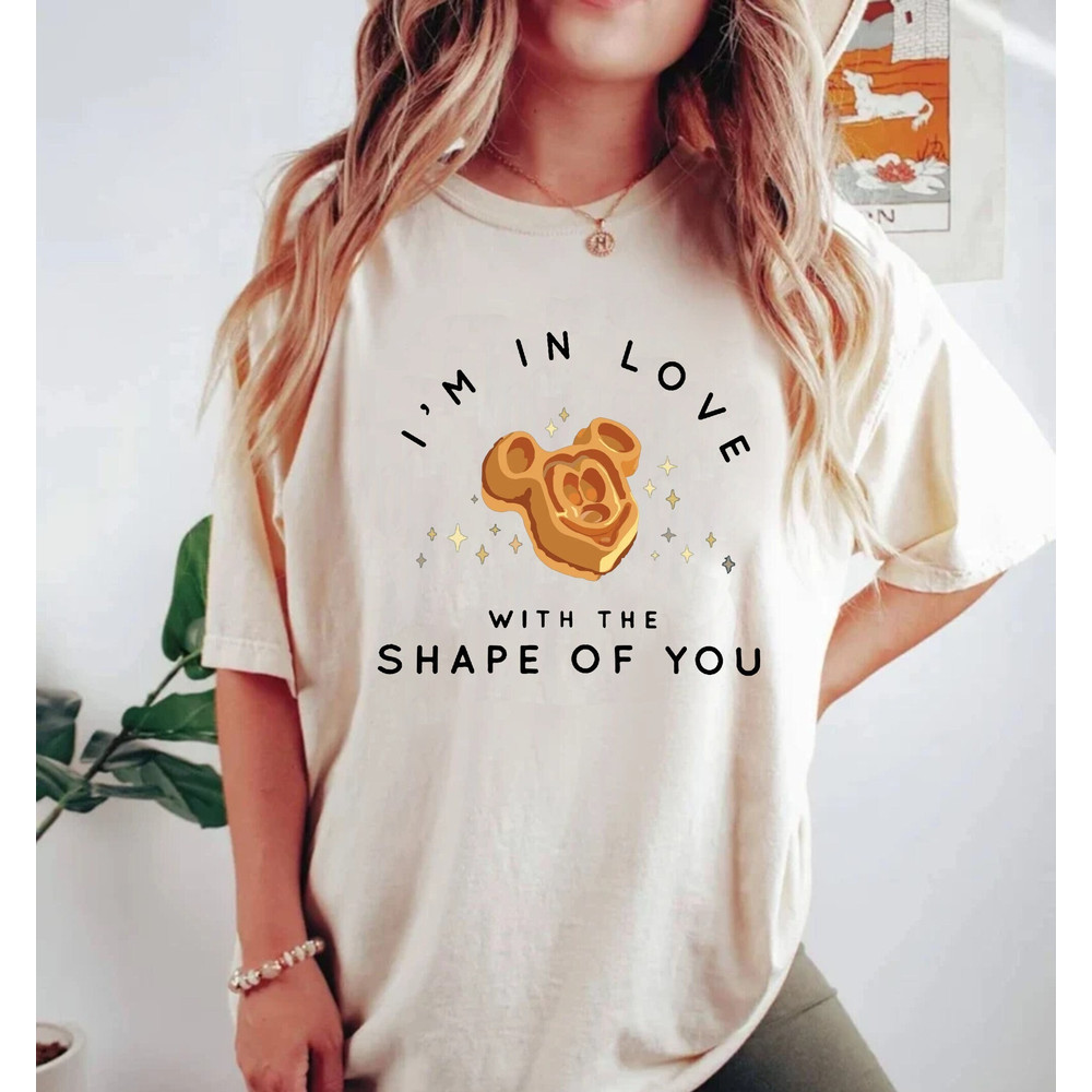 Mickey Waffle I'm In Love With The Shape Of You Shirt, Disney Family Trip Shirt, Disney Vacation Shirt, Disneyworld Shirt, Disneyland Shirt - 1.jpg