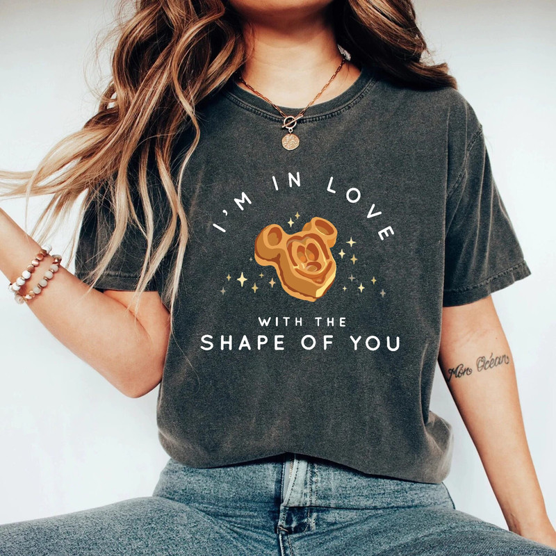 Mickey Waffle I'm In Love With The Shape Of You Shirt, Disney Family Trip Shirt, Disney Vacation Shirt, Disneyworld Shirt, Disneyland Shirt - 2.jpg