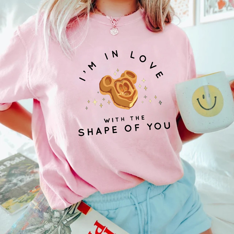 Mickey Waffle I'm In Love With The Shape Of You Shirt, Disney Family Trip Shirt, Disney Vacation Shirt, Disneyworld Shirt, Disneyland Shirt - 5.jpg