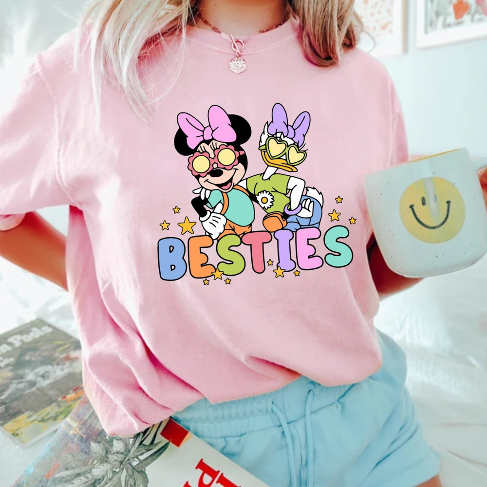 Minnie Daisy Besties Comfort Colors® Shirt, Disney Girls Shirt, Disney Besties Summer Trip Shirt, Disneyworld Shirt, Disney Womens Shirt - 5.jpg