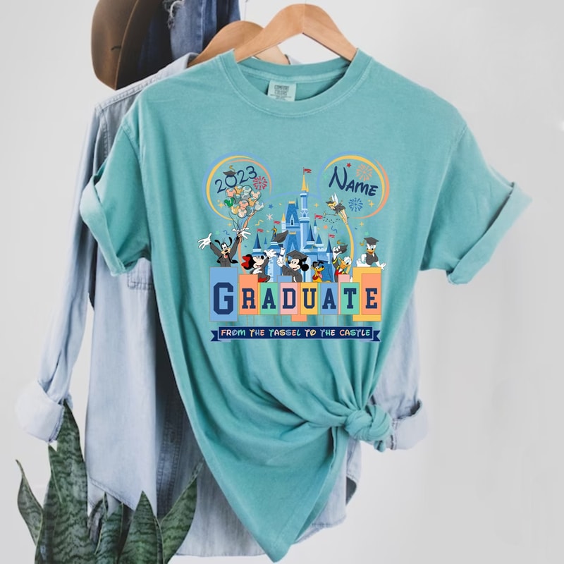 Personalized Disney Graduate Comfort Colors® Shirt, Disney Family Graduation Shirt, Disney Senior Shirt, Disneyworld Shirt, Mickey Shirt - 3.jpg