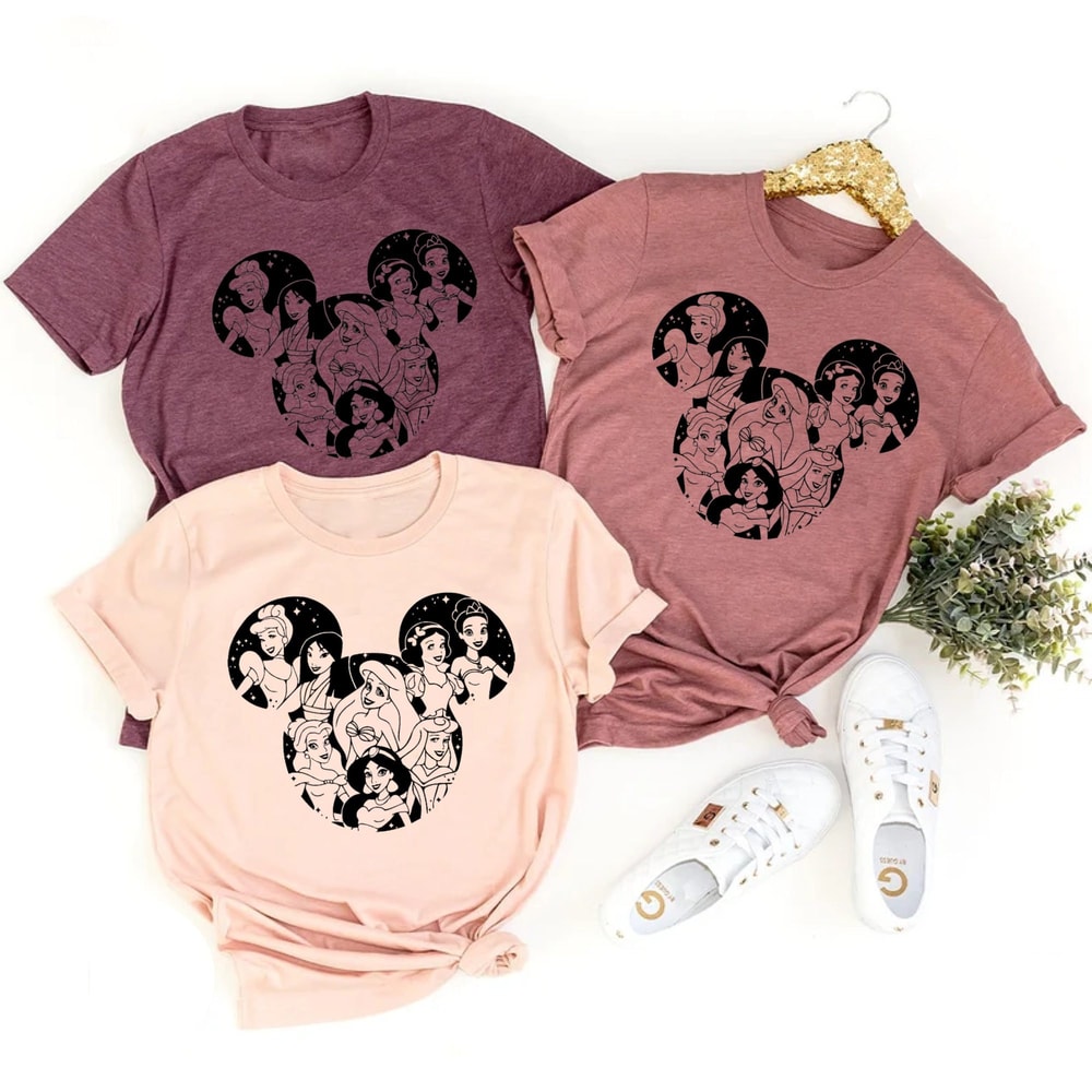 Princess Mickey Mouse Comfort ColorsĀ® Shirt, Princess Mickey Head Shirt, Mickey Mouse Silhouette Shirt, Disneyworld Shirt, Disney Girl Shirt - 7.jpg