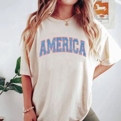 retro 4th of july america comfort colors shirt, vintage independence day shirt, american patriotic shirt, fourth of july