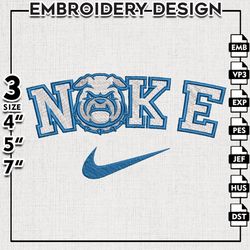 Nike Drake Bulldogs Embroidery Designs, NCAA Embroidery Files, Drake Bulldogs Machine Embroidery Files