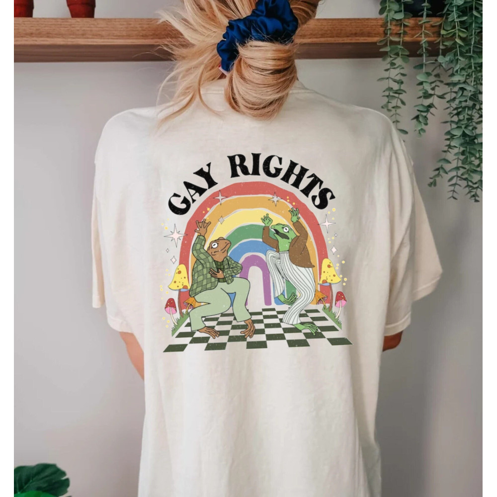 Say Gay Shirt, Frog & Toad Comfort Colors® Shirt, Lgbt Rights, Funny Lgbt Shirts, Lgbt Rainbow T-Shirt, Lgbt Pride, Gifts For Lgbt Friends - 1.jpg
