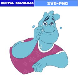 sad wade svg, wade ripple svg, wade elemental svg, elemental character svg, elemental svg, disney svg, png file
