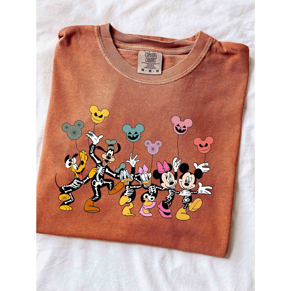 Spooky Mouse and Friends Comfort ColorsĀ® Shirt, Mickey Boo Halloween Shirt, Disney Balloons Tee, Disney Spooky Shirt, Disney Halloween Shirt - 1.jpg