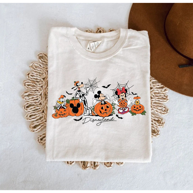 Spooky Mouse and Friends Comfort Colors® Shirt, Mickey Boo Halloween Shirt, Pumpkin Mickey, Disney Spooky Shirt, Disney Halloween Shirt - 1.jpg