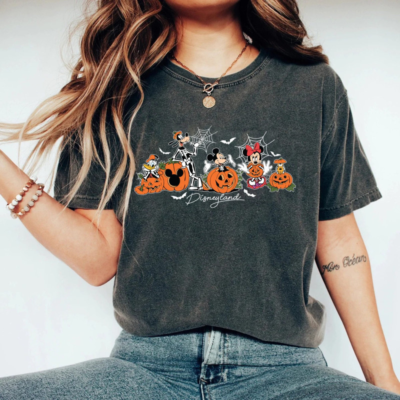 Spooky Mouse and Friends Comfort Colors® Shirt, Mickey Boo Halloween Shirt, Pumpkin Mickey, Disney Spooky Shirt, Disney Halloween Shirt - 2.jpg