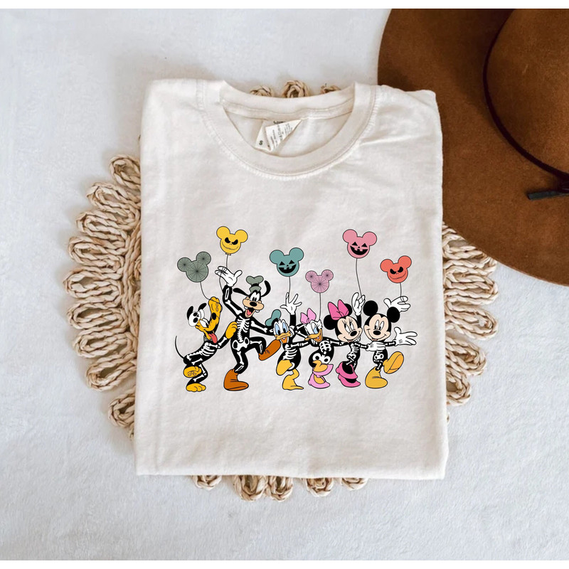 Spooky Mouse and Friends Comfort ColorsĀ® Shirt, Mickey Boo Halloween Shirt, Disney Balloons Tee, Disney Spooky Shirt, Disney Halloween Shirt - 3.jpg