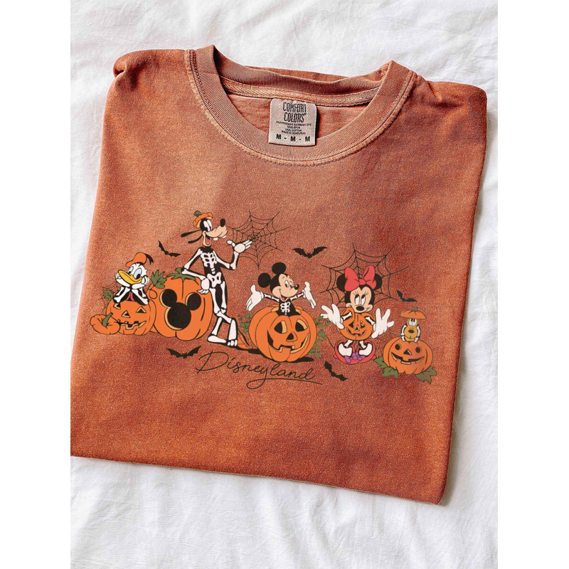 Spooky Mouse and Friends Comfort Colors® Shirt, Mickey Boo Halloween Shirt, Pumpkin Mickey, Disney Spooky Shirt, Disney Halloween Shirt - 3.jpg