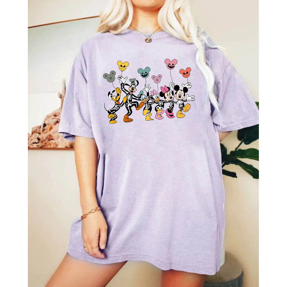 Spooky Mouse and Friends Comfort ColorsĀ® Shirt, Mickey Boo Halloween Shirt, Disney Balloons Tee, Disney Spooky Shirt, Disney Halloween Shirt - 4.jpg