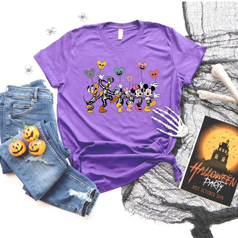 Spooky Mouse and Friends Comfort ColorsĀ® Shirt, Mickey Boo Halloween Shirt, Disney Balloons Tee, Disney Spooky Shirt, Disney Halloween Shirt - 5.jpg