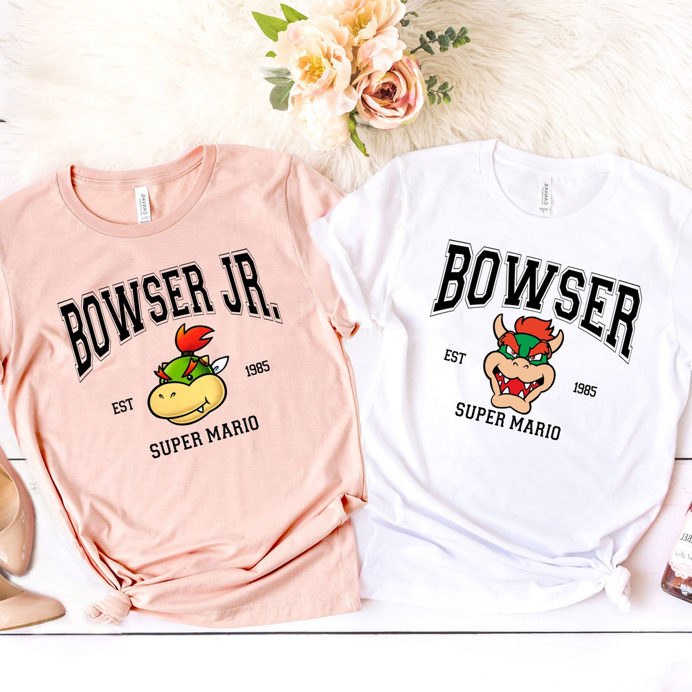 Super Mario Character Comfort Colors® Shirt, Mario Luigi Yoshi Peach Bowser Toad Koopa Shirt, Super Mario Bros Shirt, Mario Matching Shirt - 2.jpg