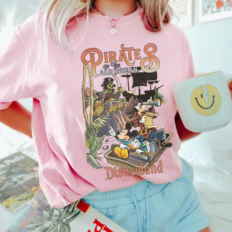 Vintage Pirates of the Caribbean Disneyland Shirts, Mickey Pirates Shirt, Disneyland Trip 2023 Shirt, Mickey Caribbean Tee, Disneyland Shirt - 6.jpg