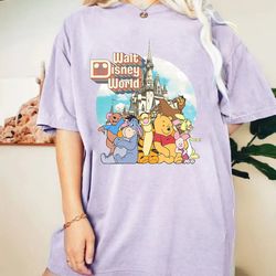 winnie the pooh comfort colors shirt, the pooh and friends shirt, retro pooh bear shirt, vintage disneyworld shirt, disn
