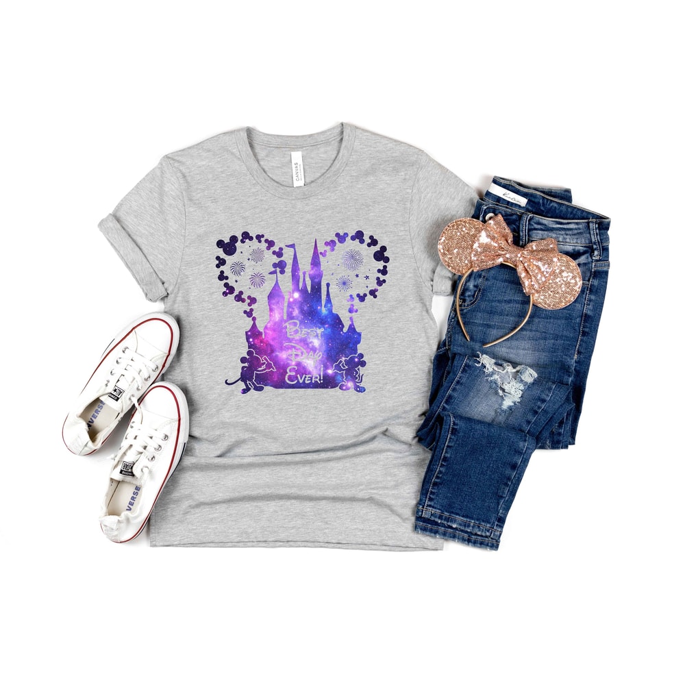 Best Day Ever Disney Castle Galaxy Shirt, Disneyworld Family Shirt, Disney Vacation Shirt,Disneyland Tee, Magic Kingdom Space Mountain Shirt - 3.jpg