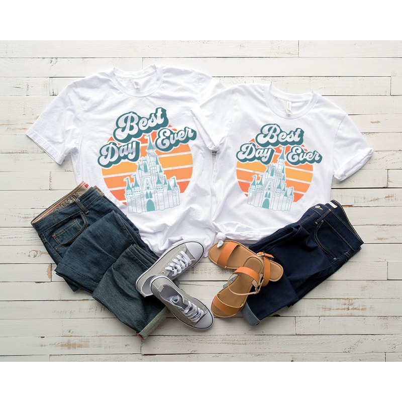 Best Day Ever retro castle T-shirt, Mickey Shirt, Funny Disney Saying Shirt, Funny Disney Trip Tee, Best day ever Disney mom shirt - 2.jpg